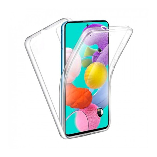 360º Silicon Case for Samsung Galaxy A01 Transparent